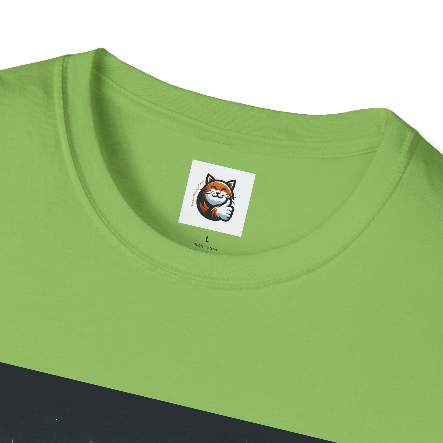 Wacky Domestic Cat Unisex Softstyle T-Shirt