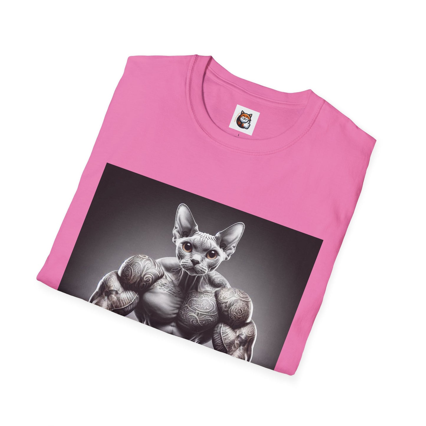 Devon Rex Cat Unisex Softstyle T-Shirt