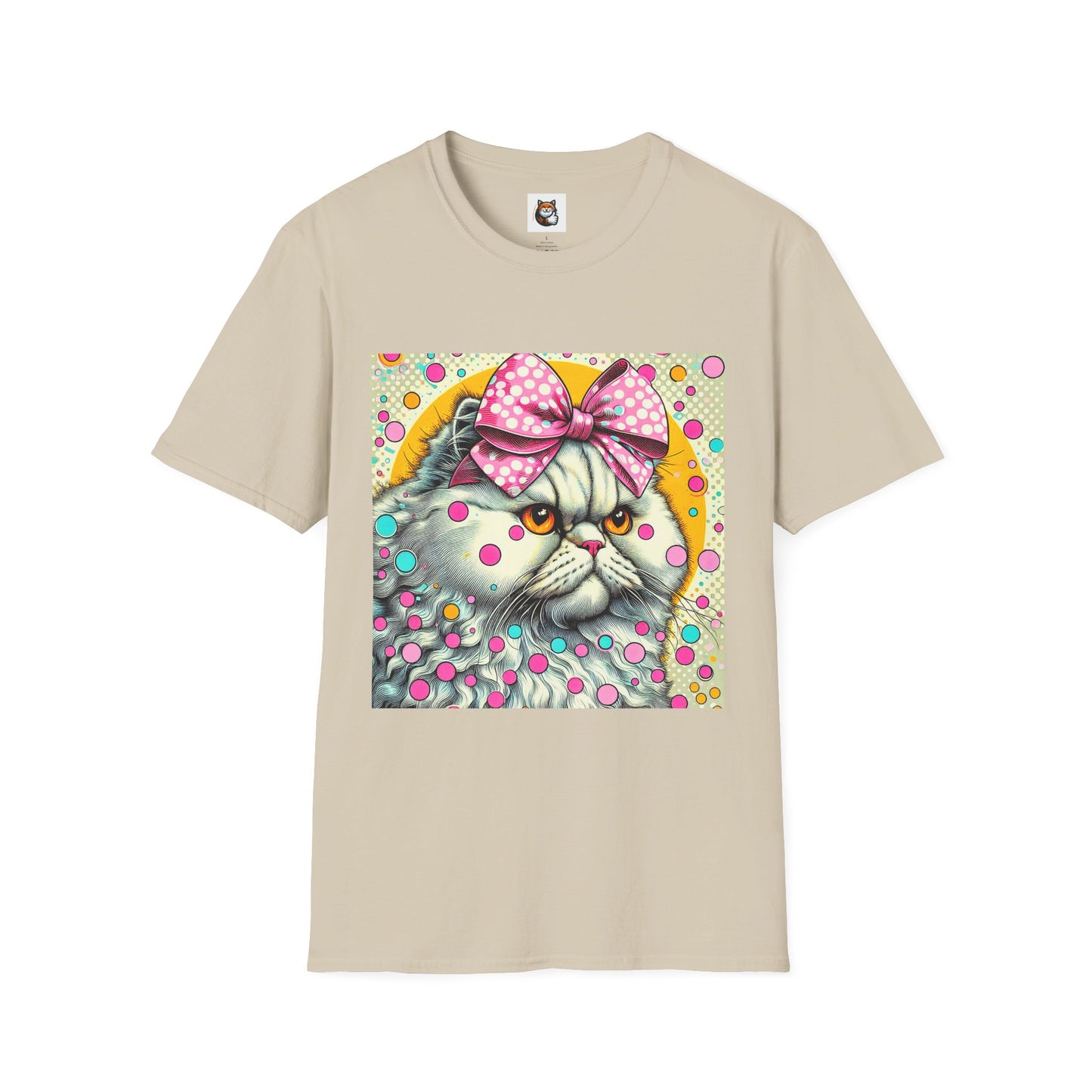 Selkirk Rex Cat T-Shirt angry princess