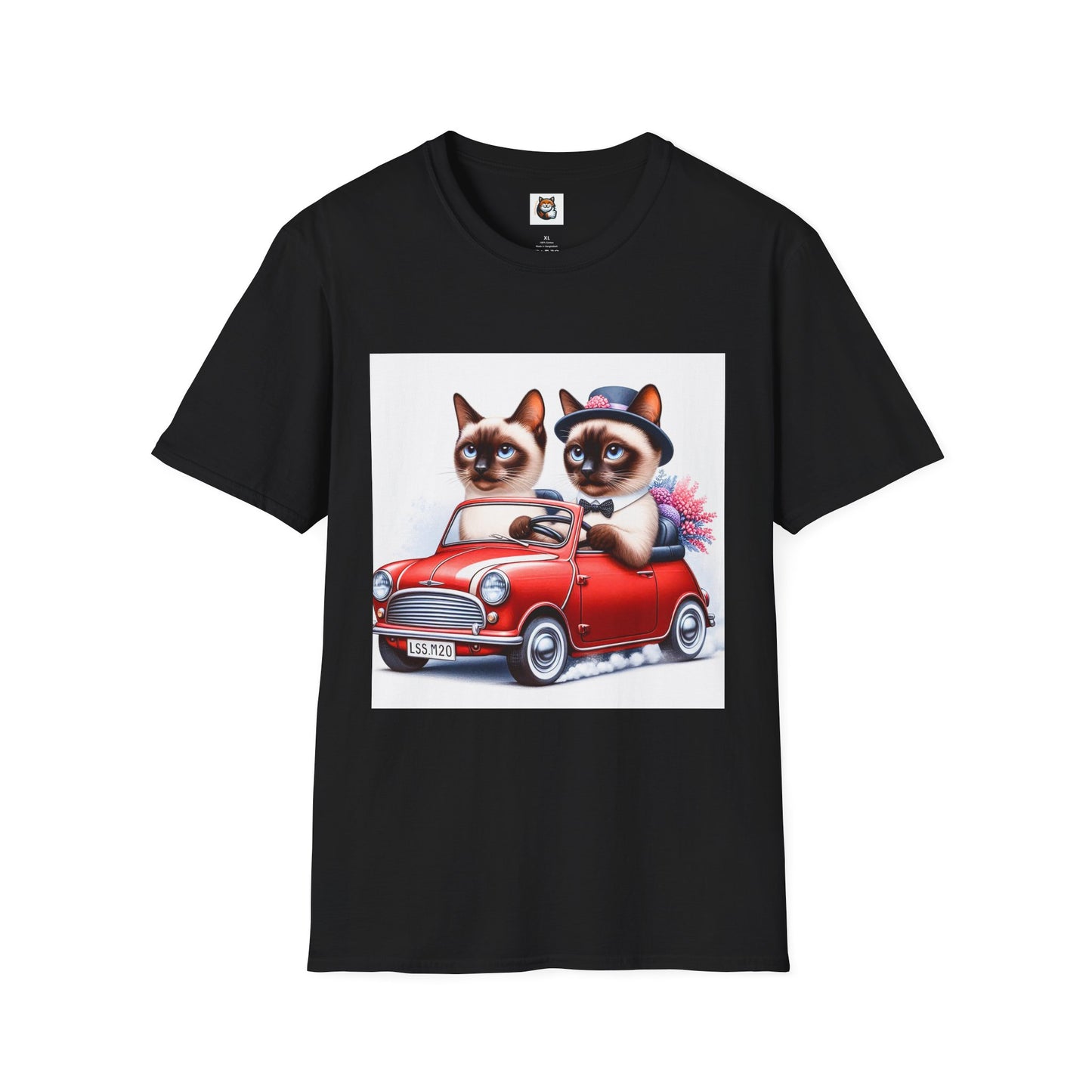 Wacky Siamese Cat friends driving