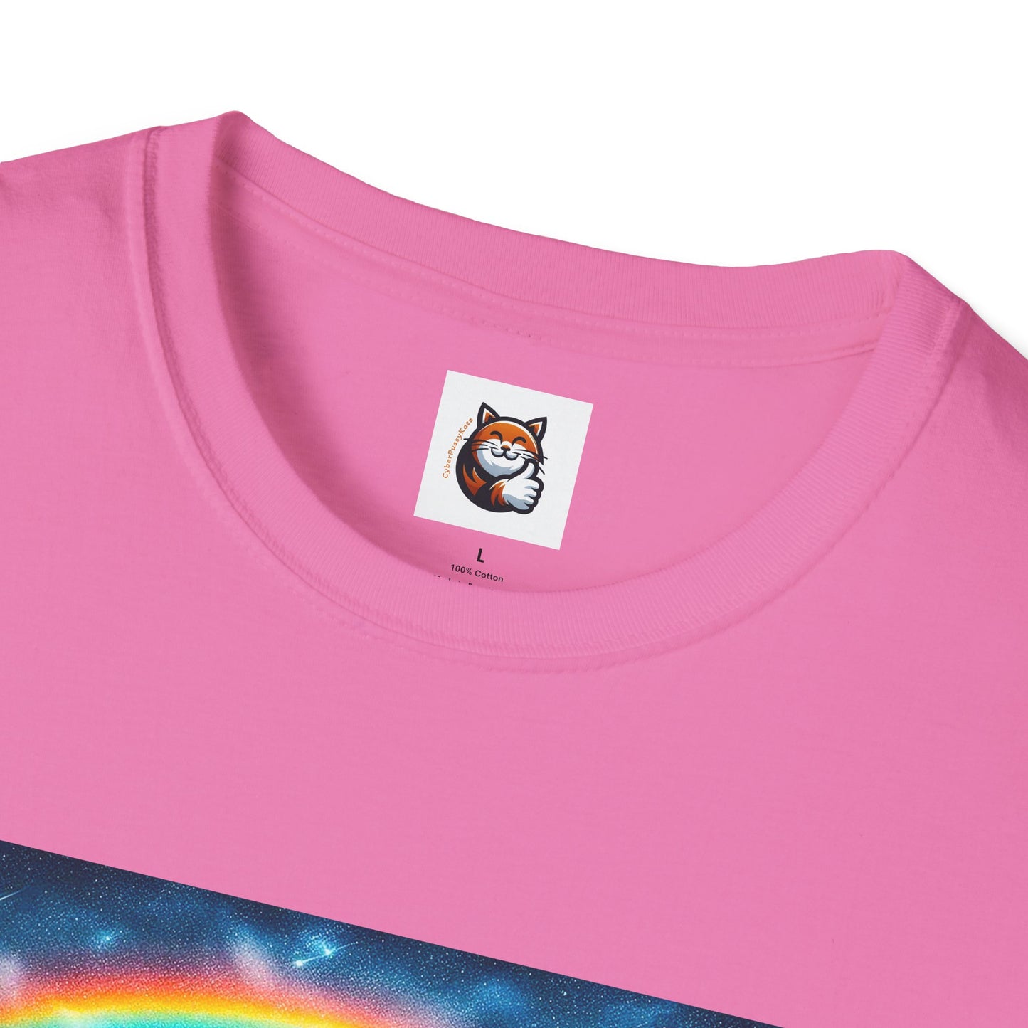 Selkirk Rex Cat T-Shirt  rainbow bridge