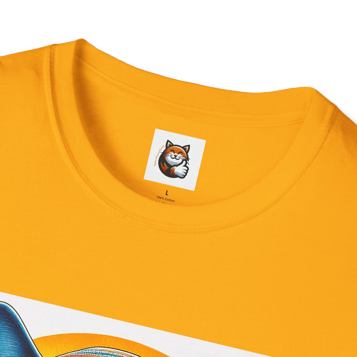 Russian Blue Cat Unisex Softstyle T-Shirt