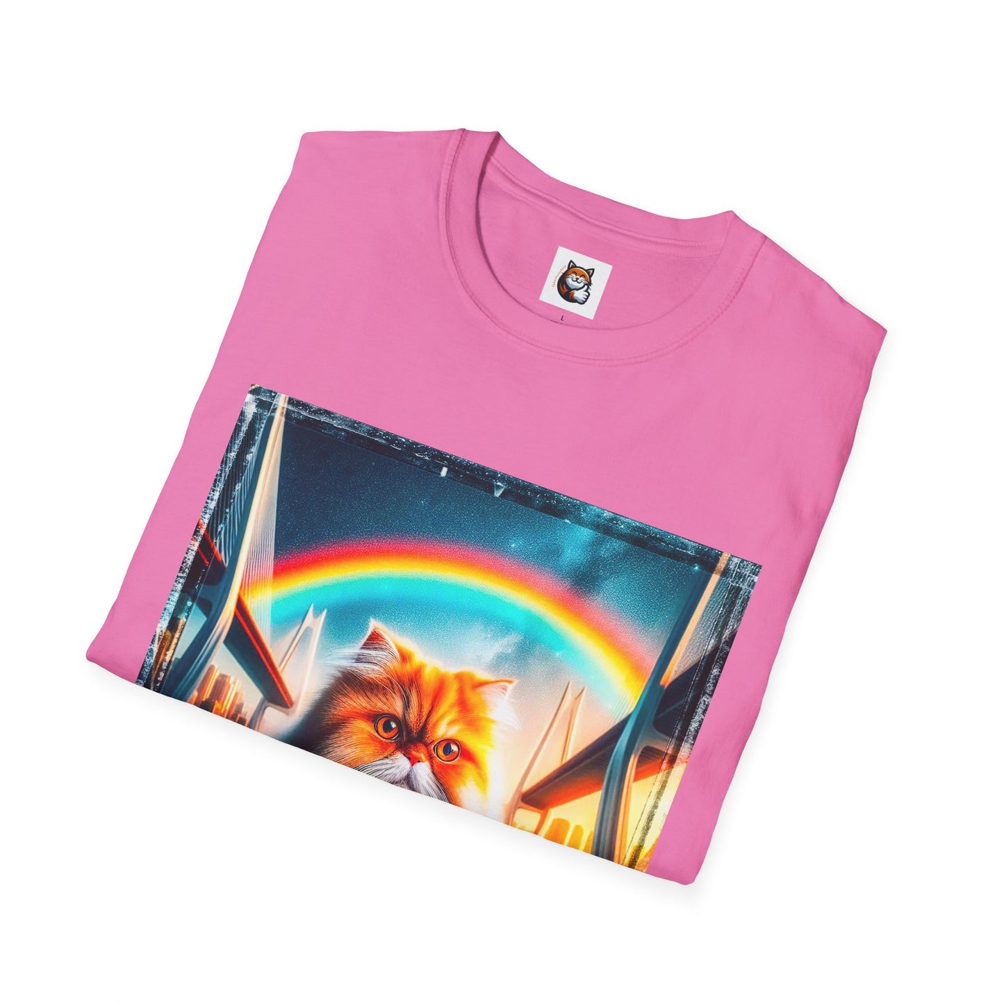 Persian Cat Unisex Softstyle T-Shirt