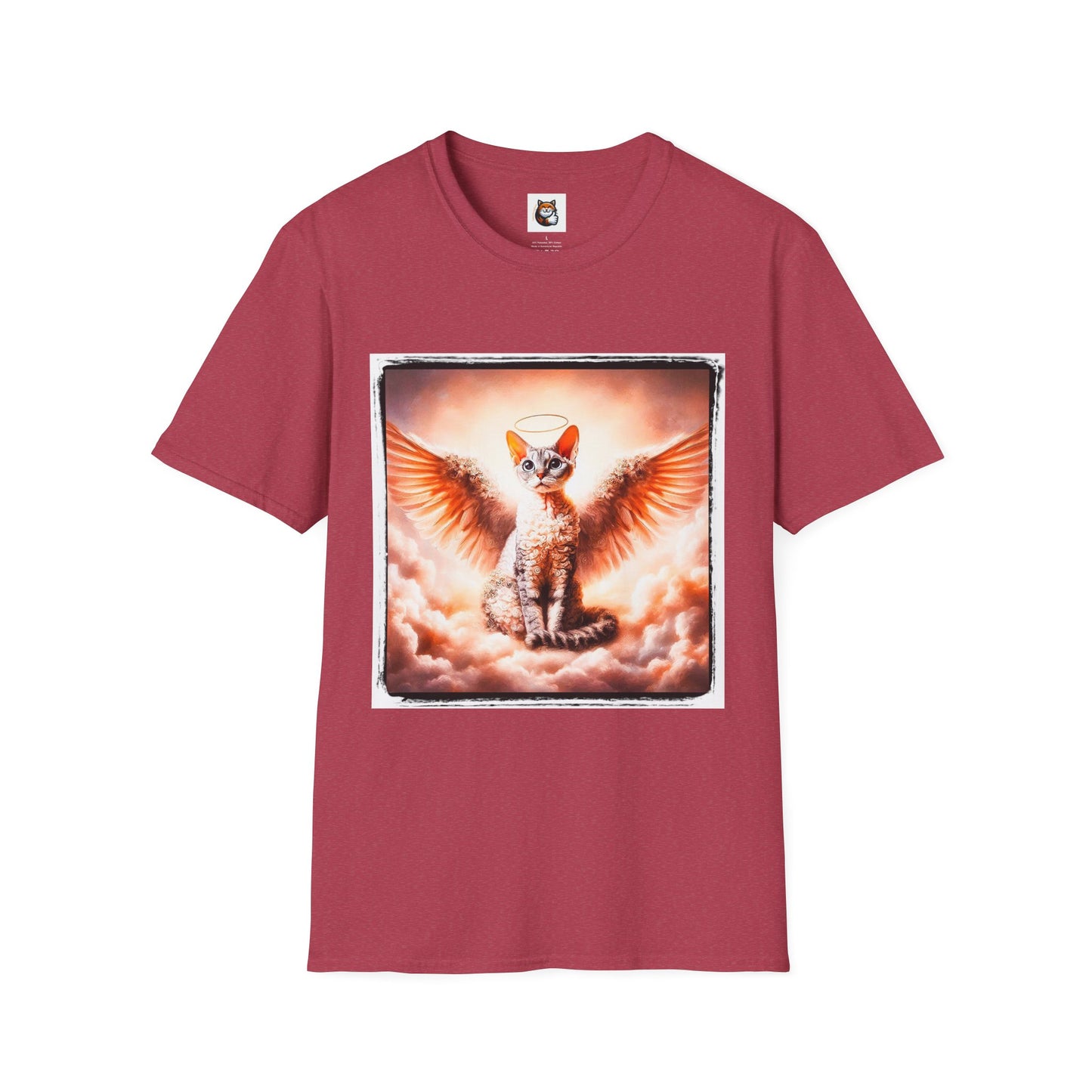 Devon Rex Cat Unisex Softstyle T-Shirt