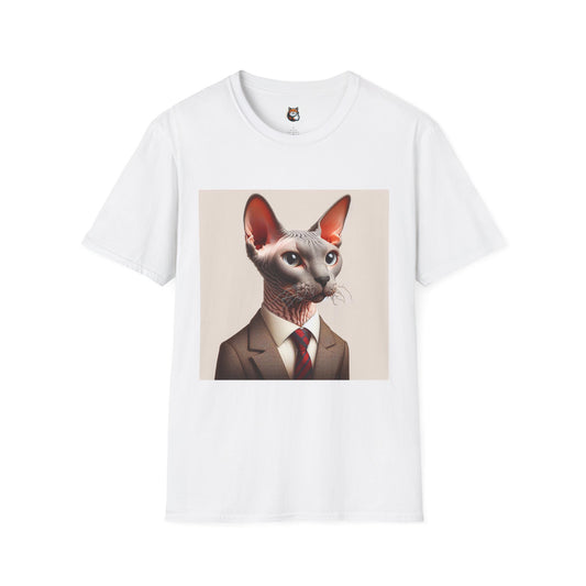 Cornish Rex Cat business suit  T-Shirt