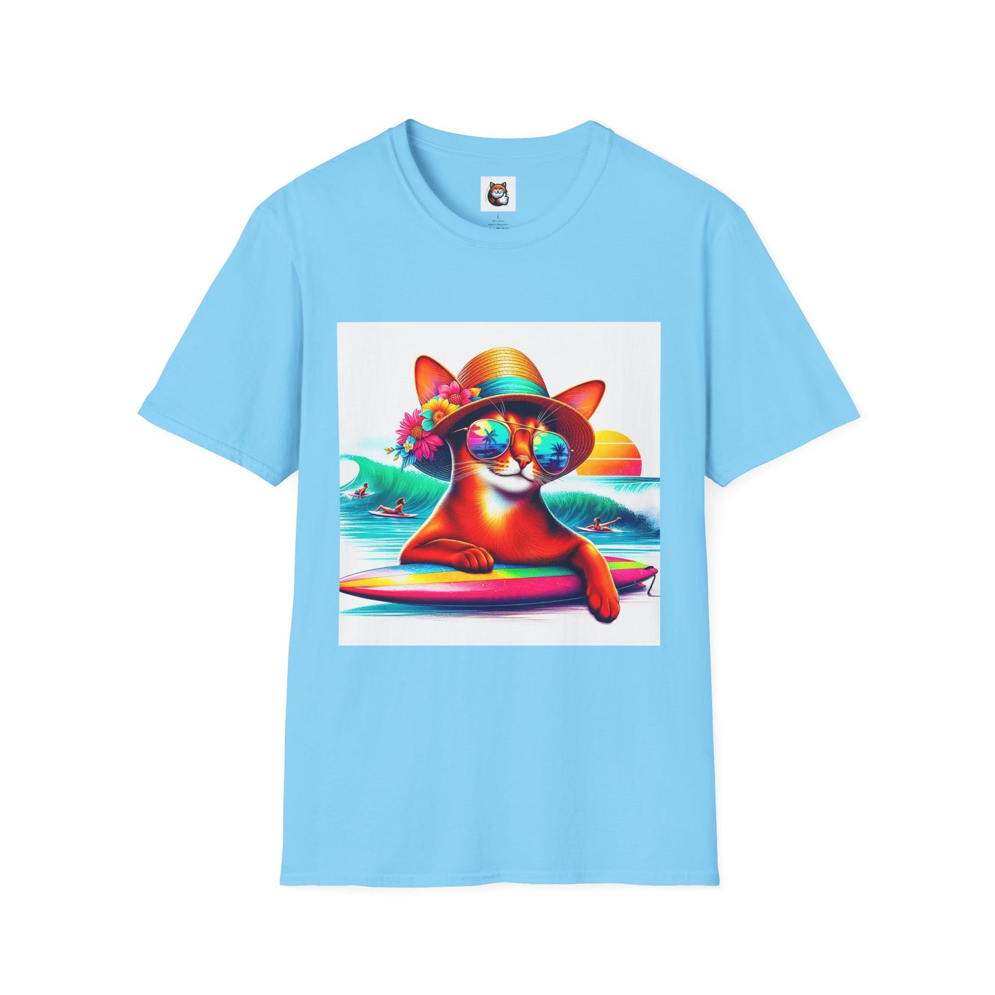Abyssinian surfer Softstyle T-Shirt