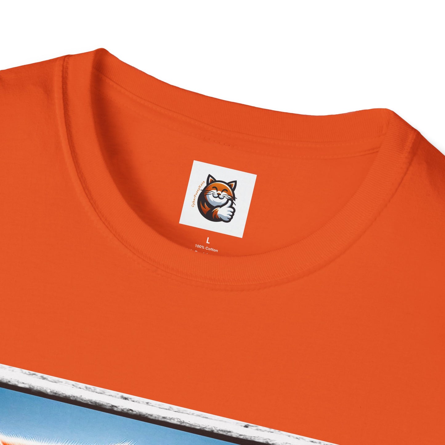 Wacky Exotic Shorthair Cat Unisex Softstyle T-Shirt