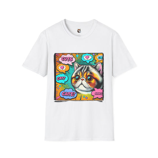 Exotic Shorthair Cat Unisex Softstyle T-Shirt