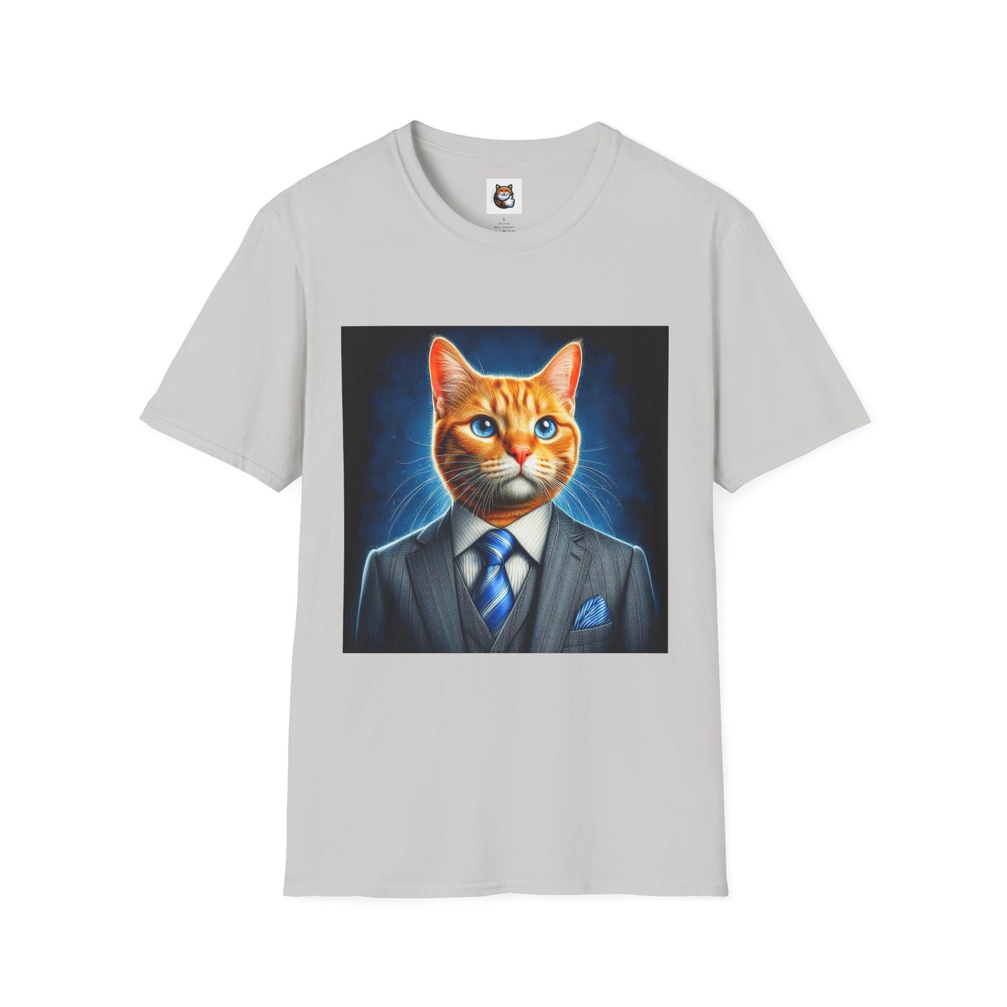 Domestic Cat Unisex suit and tie T-Shirt