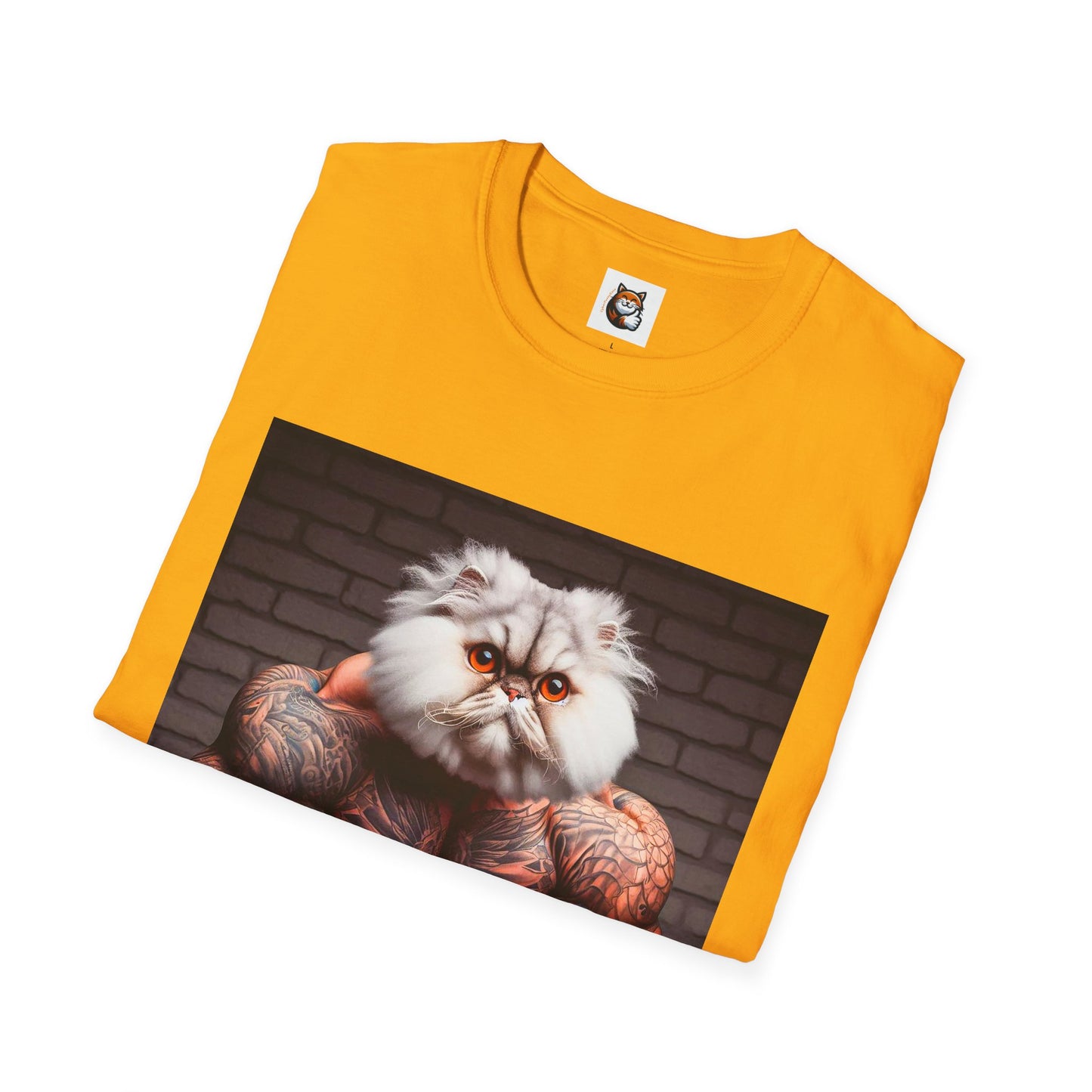 Selkirk Rex Cat T-Shirt arms