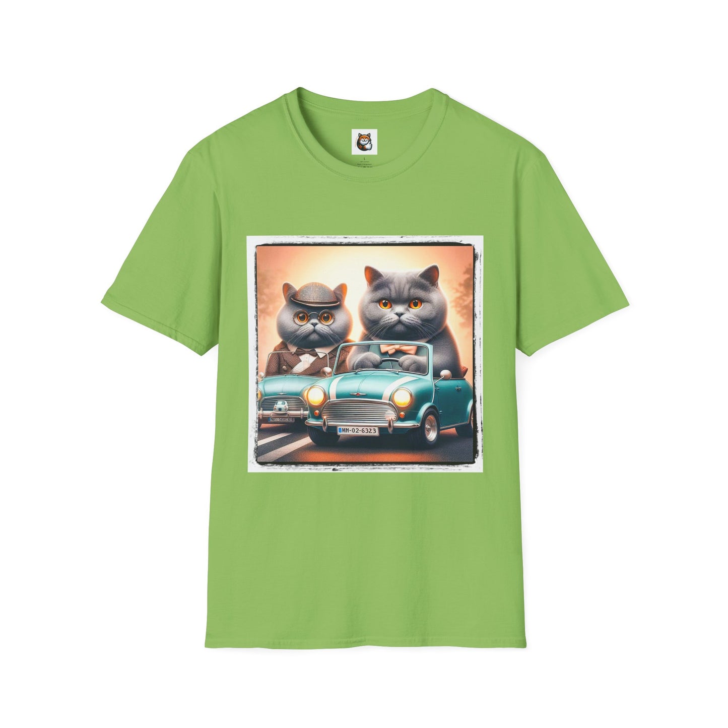 Wacky British Shorthair Unisex Softstyle T-Shirt