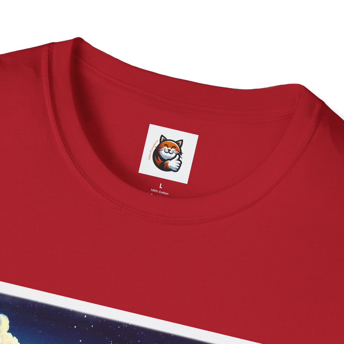 Wacky Exotic Shorthair Cat Unisex Softstyle T-Shirt