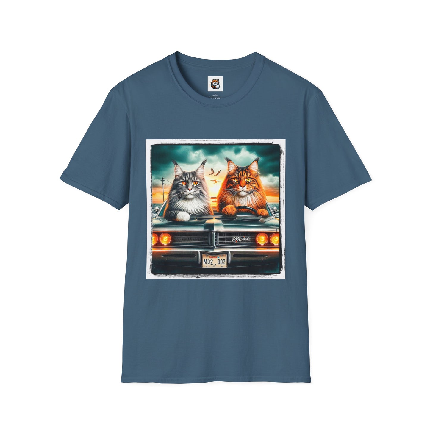 Wacky Maine Coon Unisex Softstyle T-Shirt