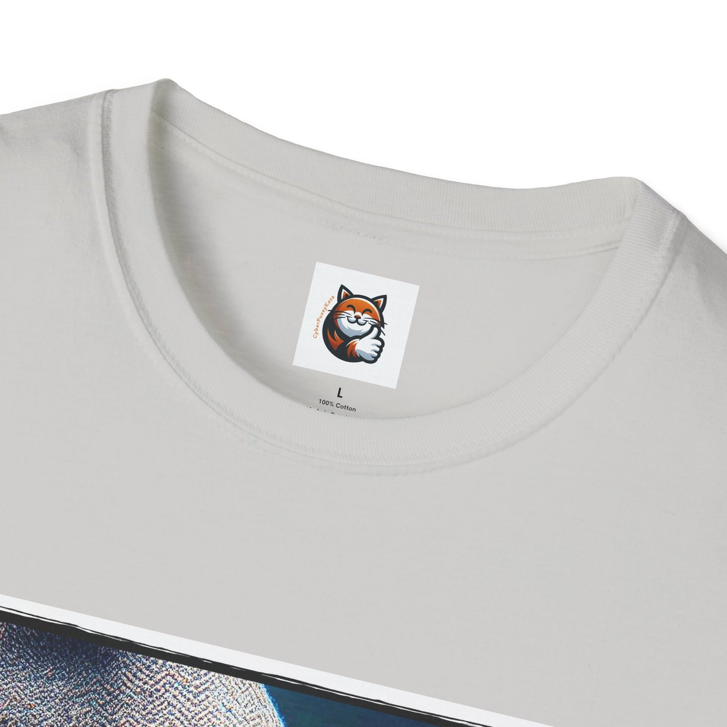 Devon Rex Cat smoking Softstyle T-Shirt