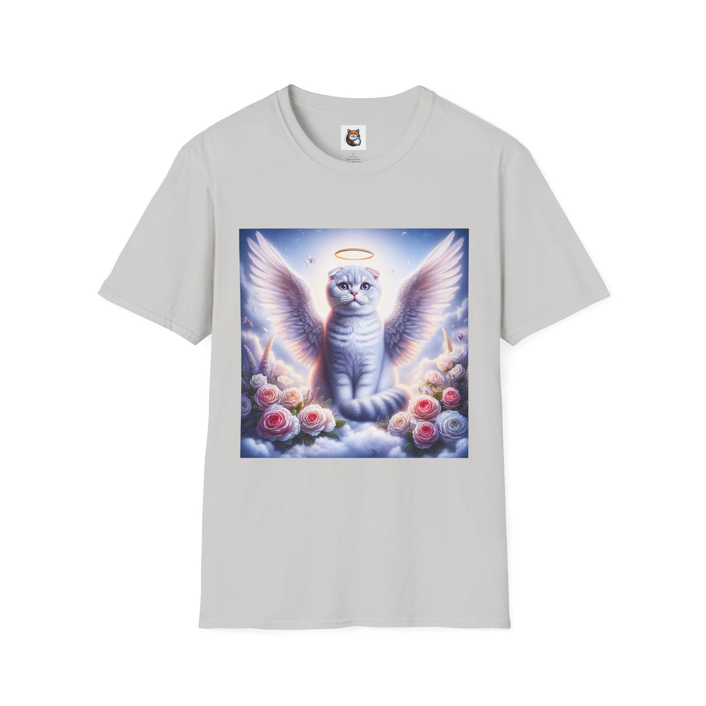 Scottish Fold Cat heavenly Angel T-Shirt
