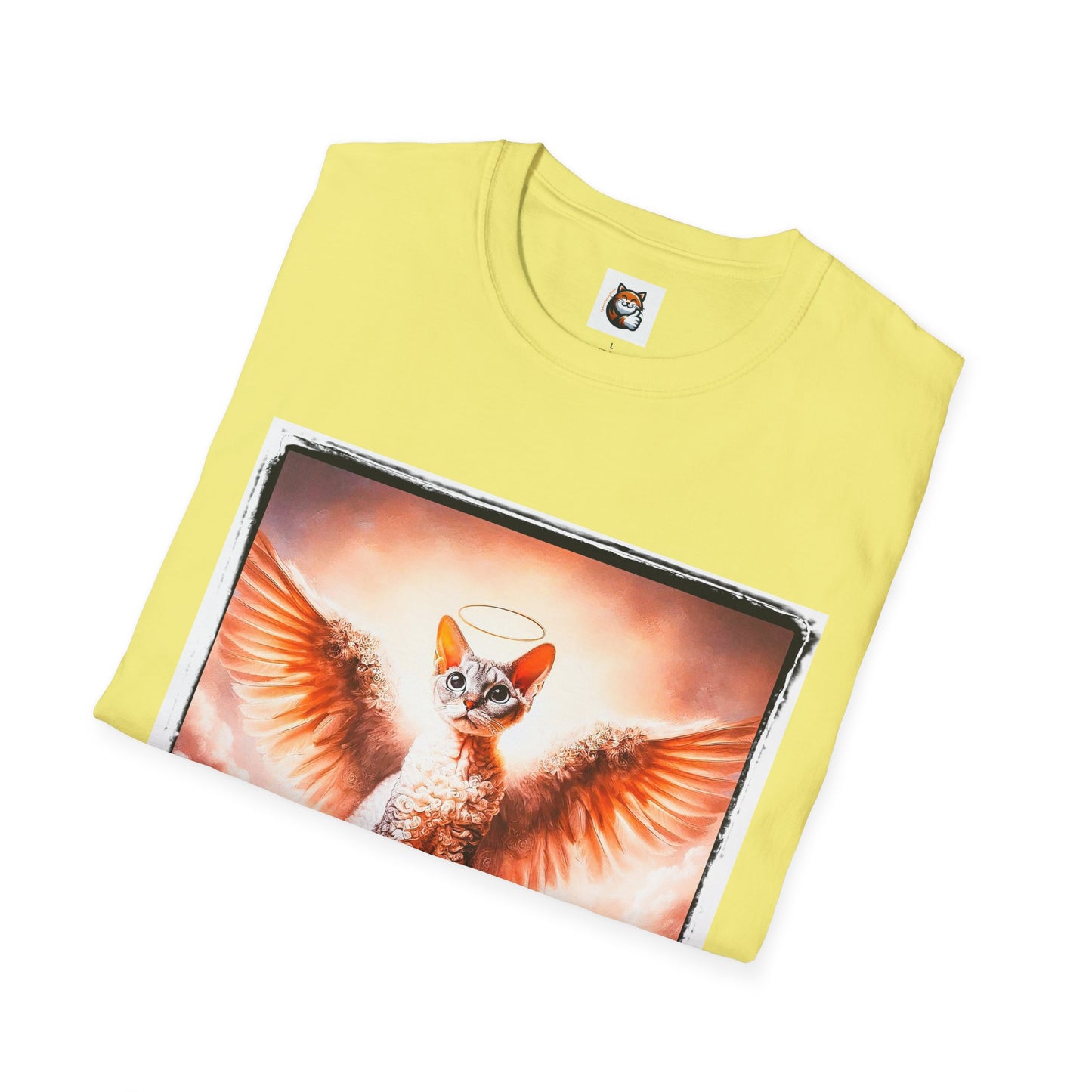 Devon Rex Cat Unisex Softstyle T-Shirt