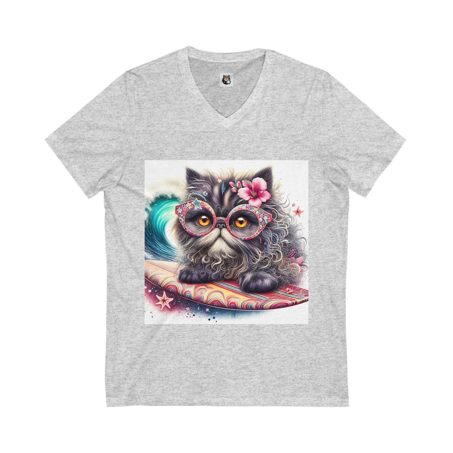 Selkirk Rex Design V-Neck little baby