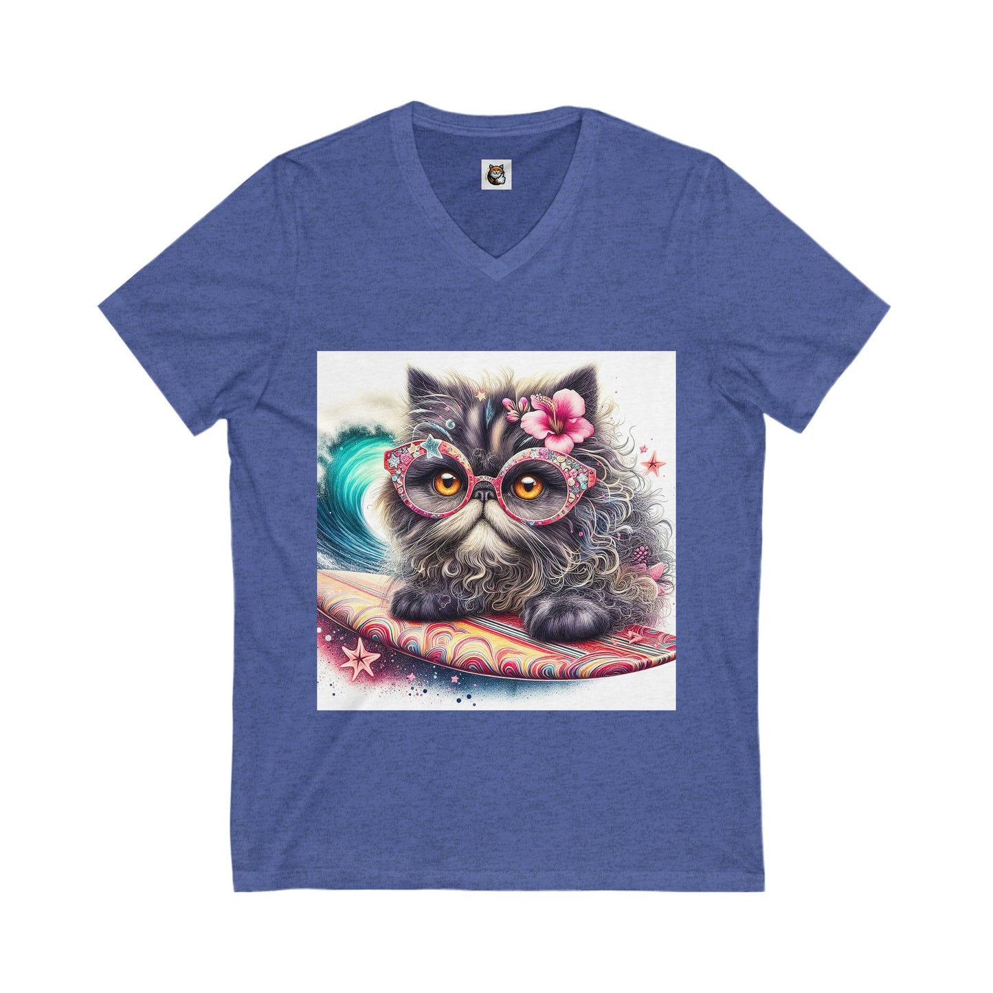 Selkirk Rex Design V-Neck little baby