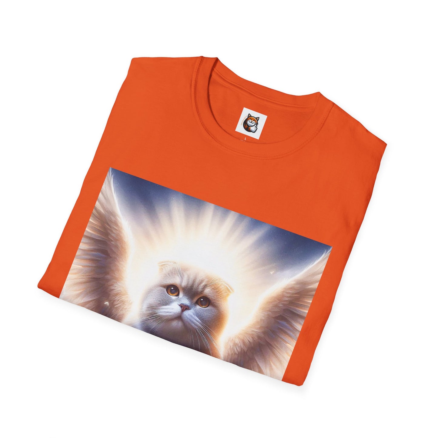 Scottish Fold Cat pretty Angel   T-Shirt