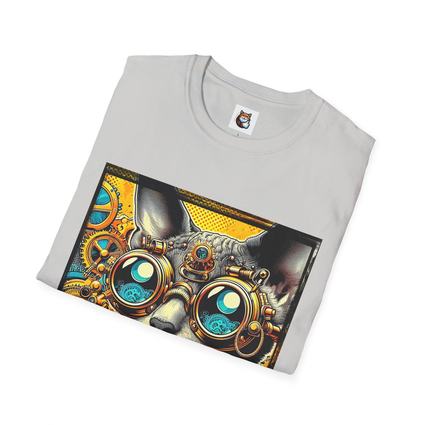 Cornish Rex Cat steam punk  T-Shirt