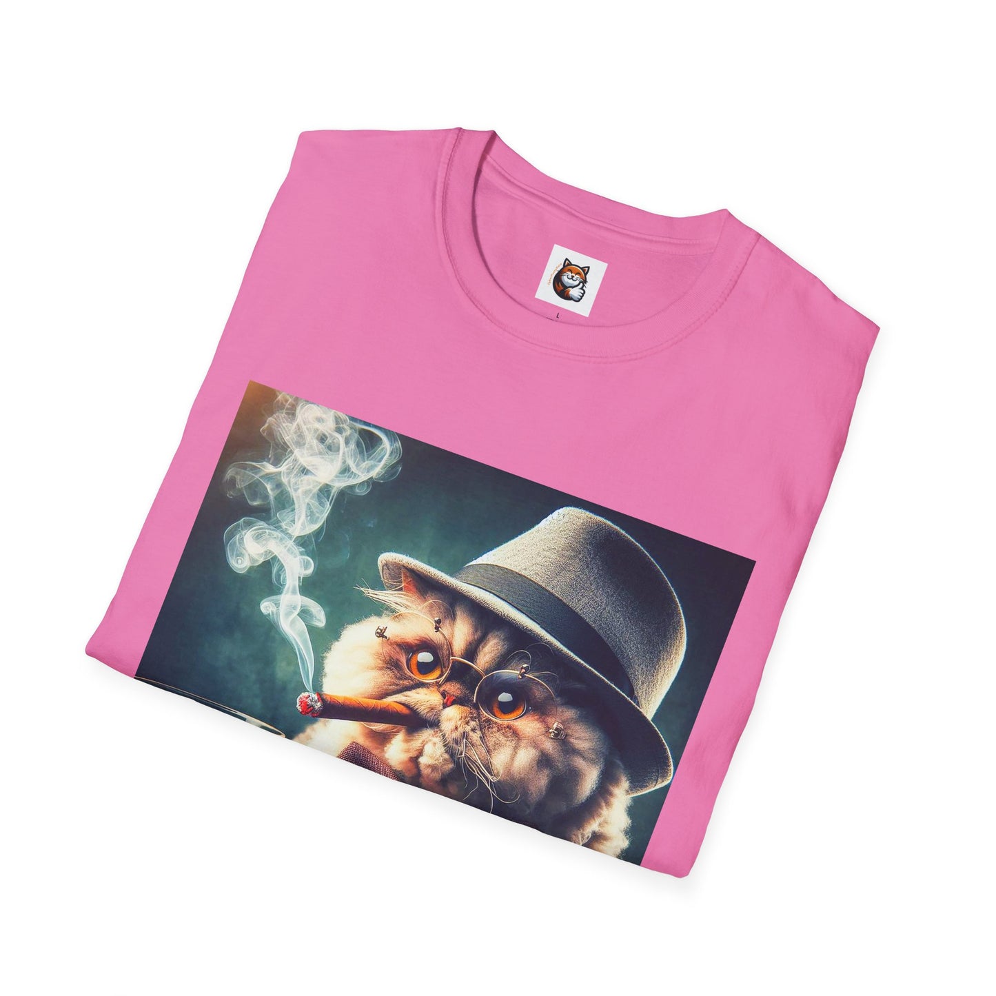 Selkirk Rex Cat T-Shirt cigars and whiskey