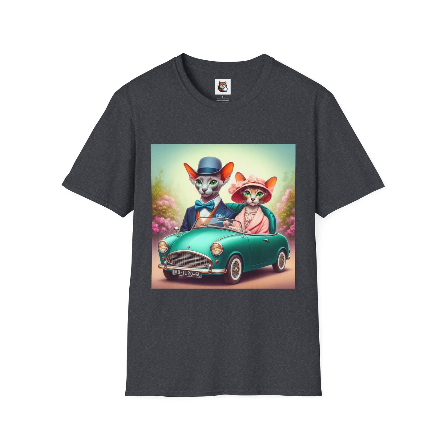 Wacky Oriental Shorthair Unisex Softstyle T-Shirt