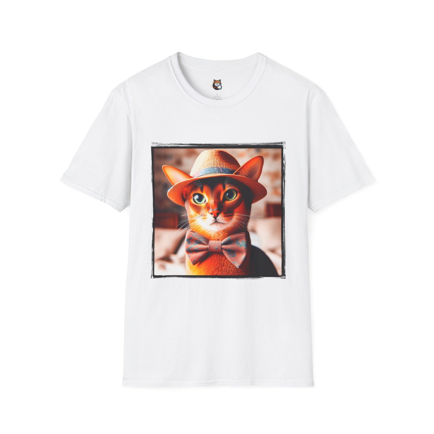 Abyssinian bow tie Softstyle T-Shirt