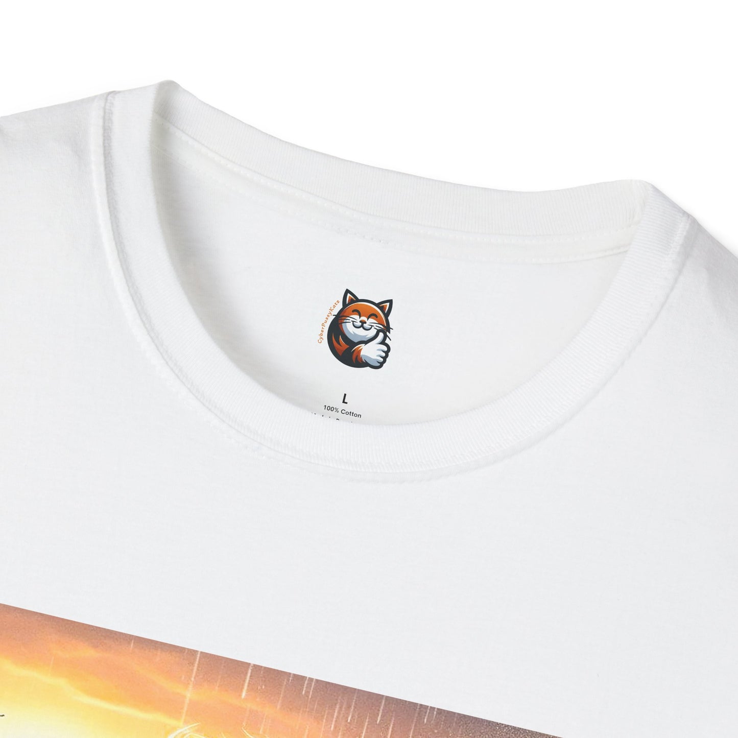 Selkirk Rex Cat T-Shirt -handsome surfer