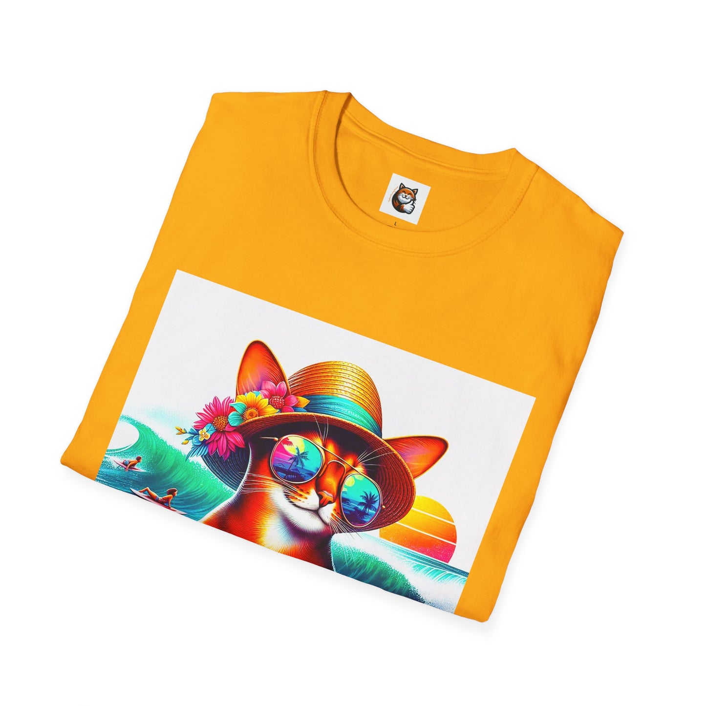 Abyssinian surfer Softstyle T-Shirt