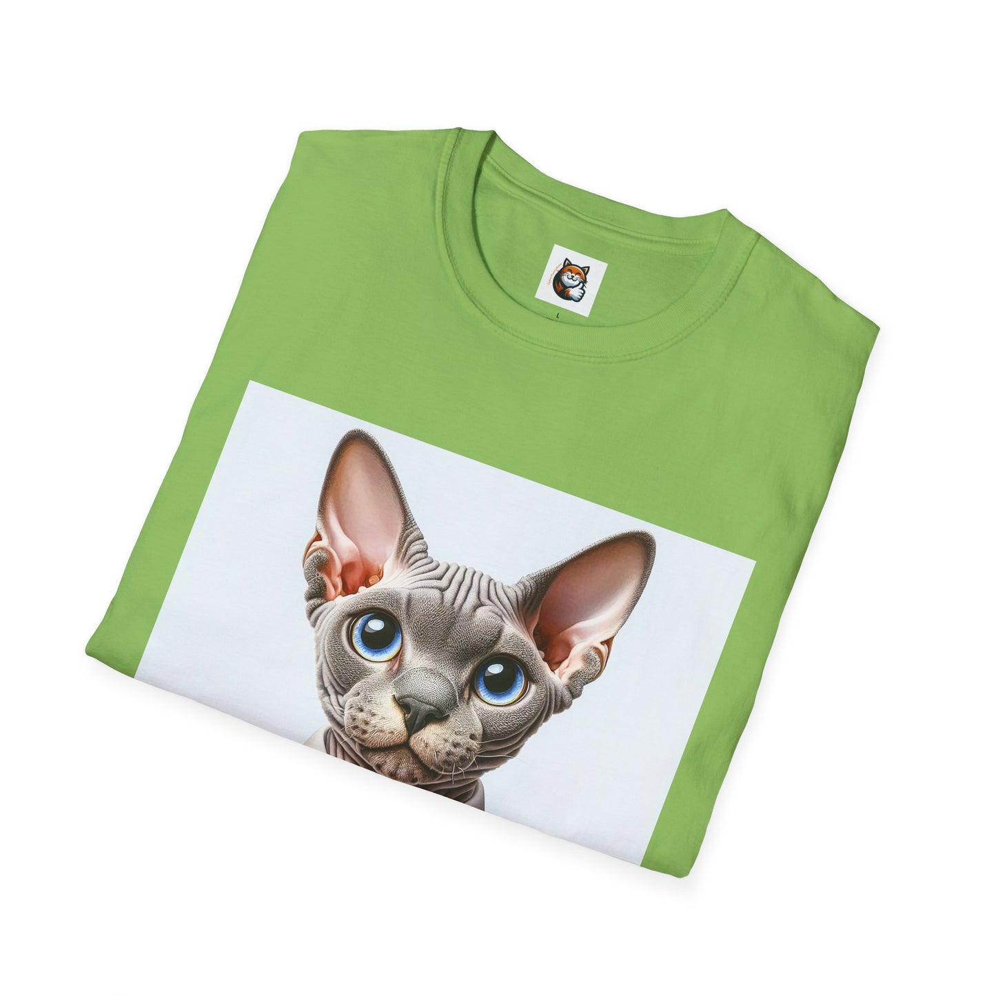 Devon Rex Cat business man Softstyle T-Shirt
