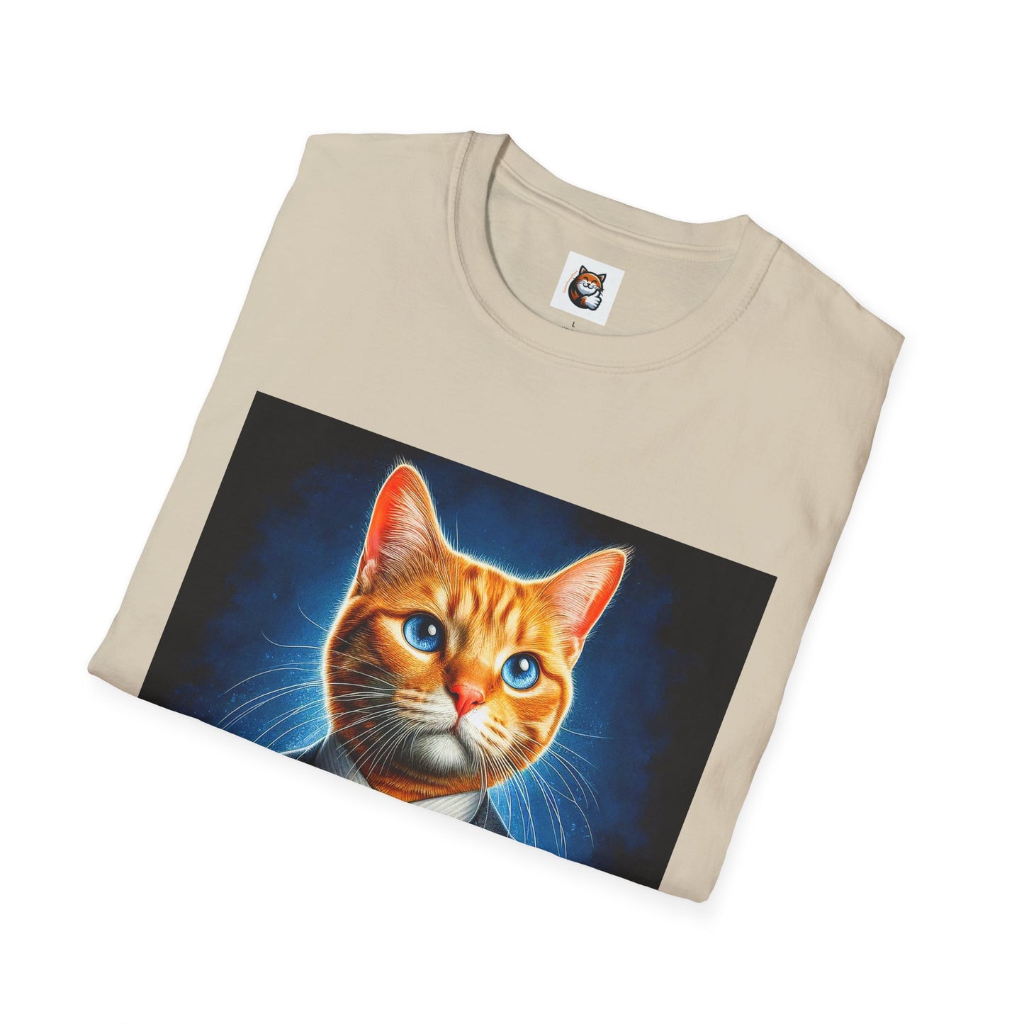 Domestic Cat Unisex suit and tie T-Shirt