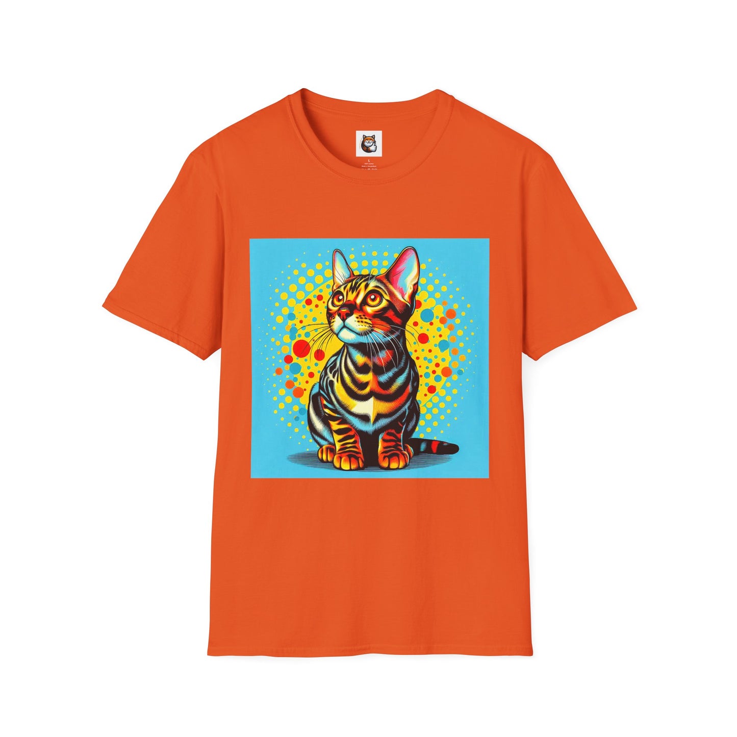 Bengal Unisex spots anf stripes  colors Softstyle T-Shirt