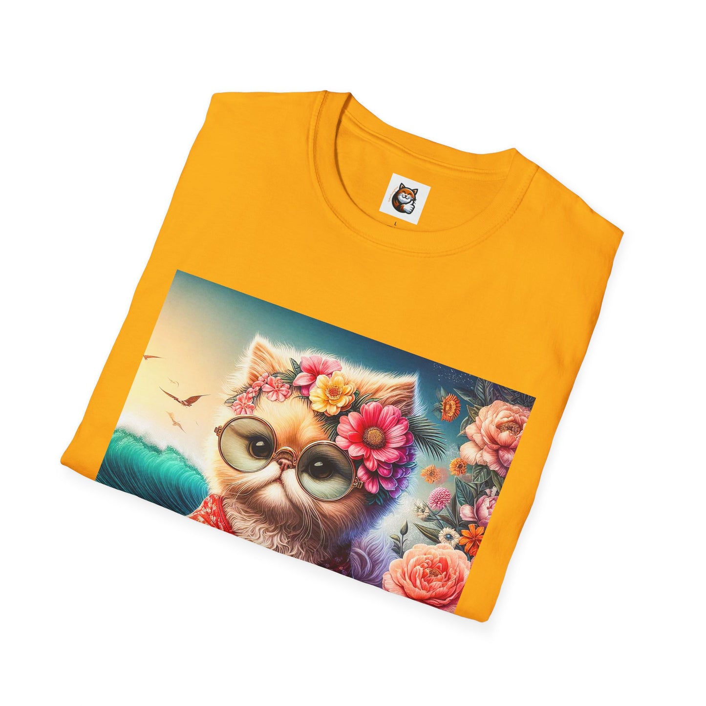 Selkirk Rex Cat T-Shirt beach babe