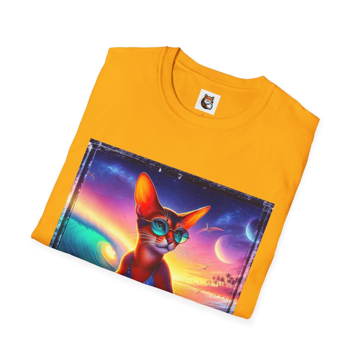 Abyssinian surfer Softstyle T-Shirt