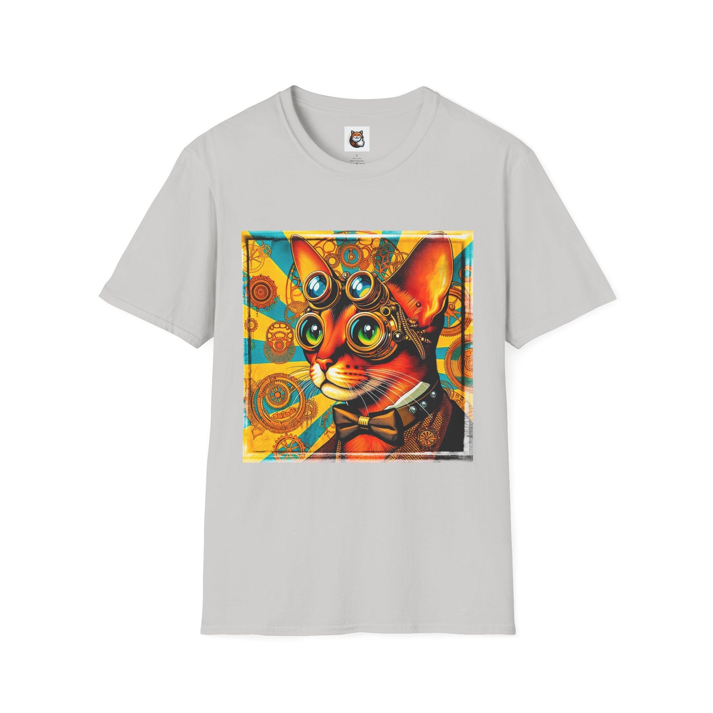 Abyssinian Unisex  steam punk Softstyle T-Shirt
