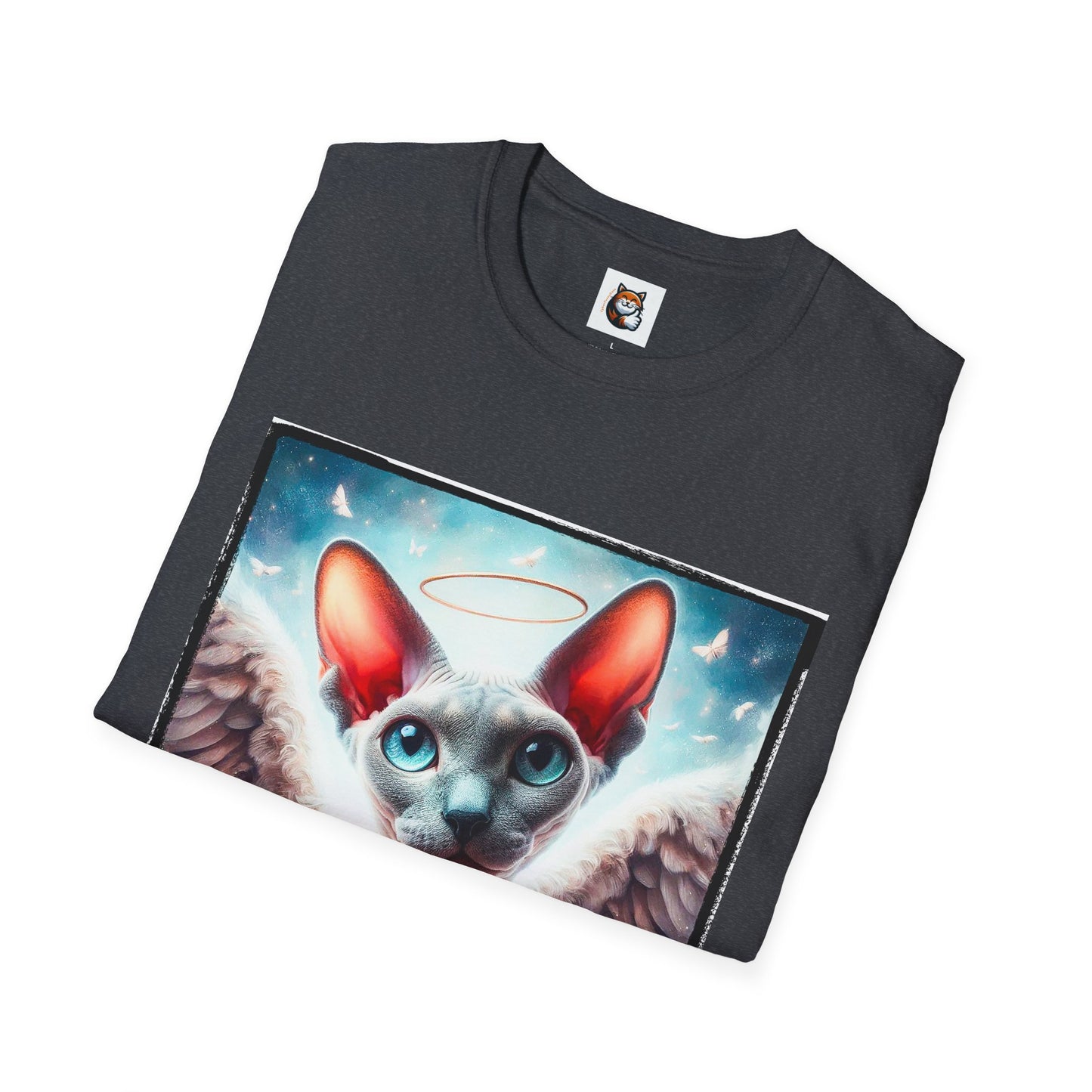 Cornish Rex Cat heavenly Angel  T-Shirt