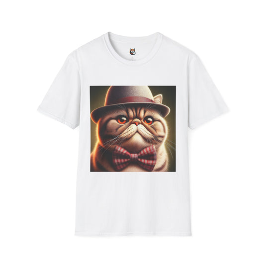 Exotic Shorthair Cat Unisex Softstyle T-Shirt