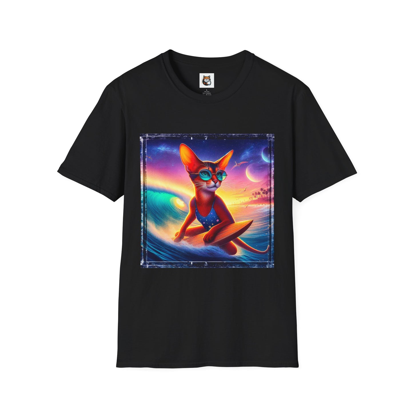 Abyssinian surfer Softstyle T-Shirt