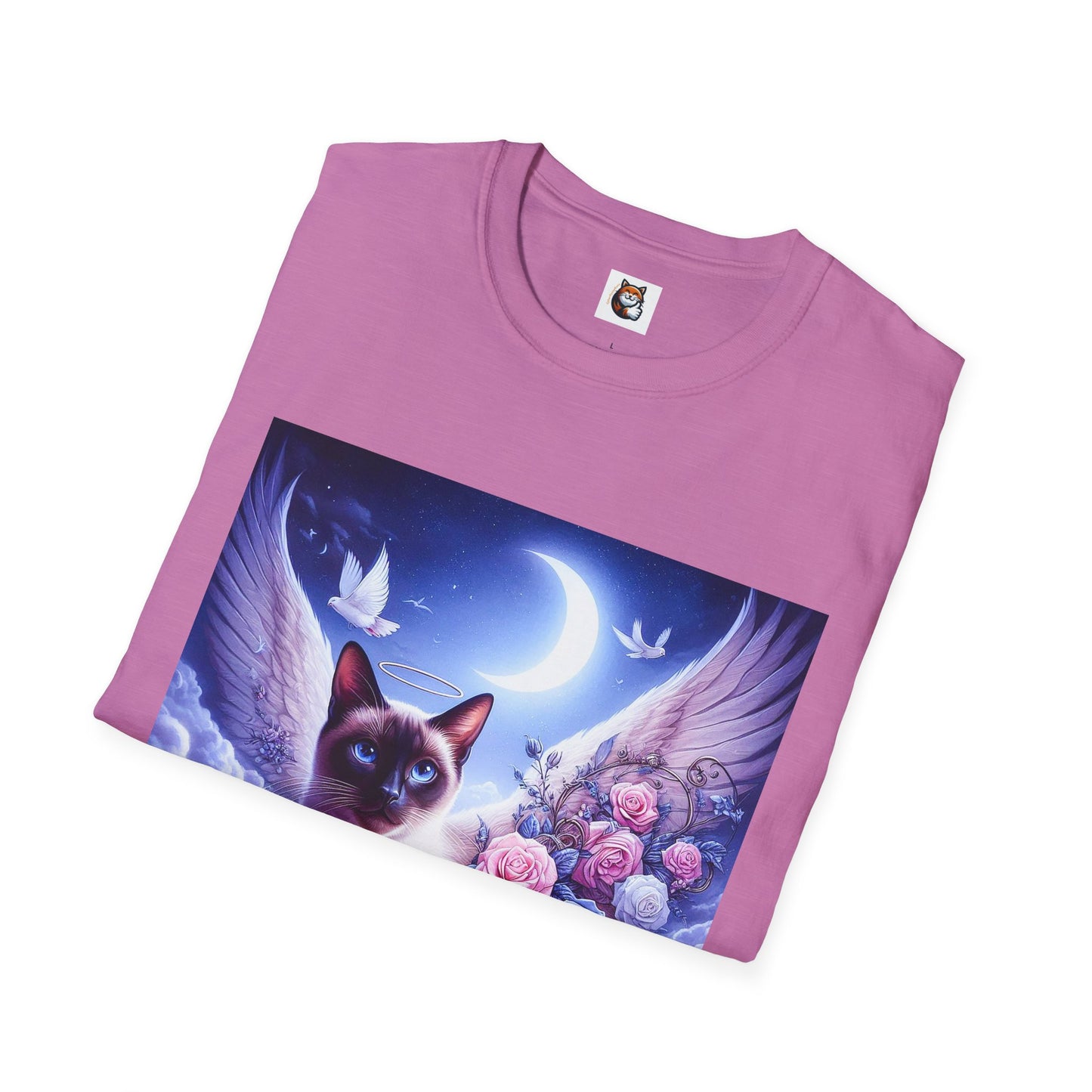 Siamese Cat clouds and flowers