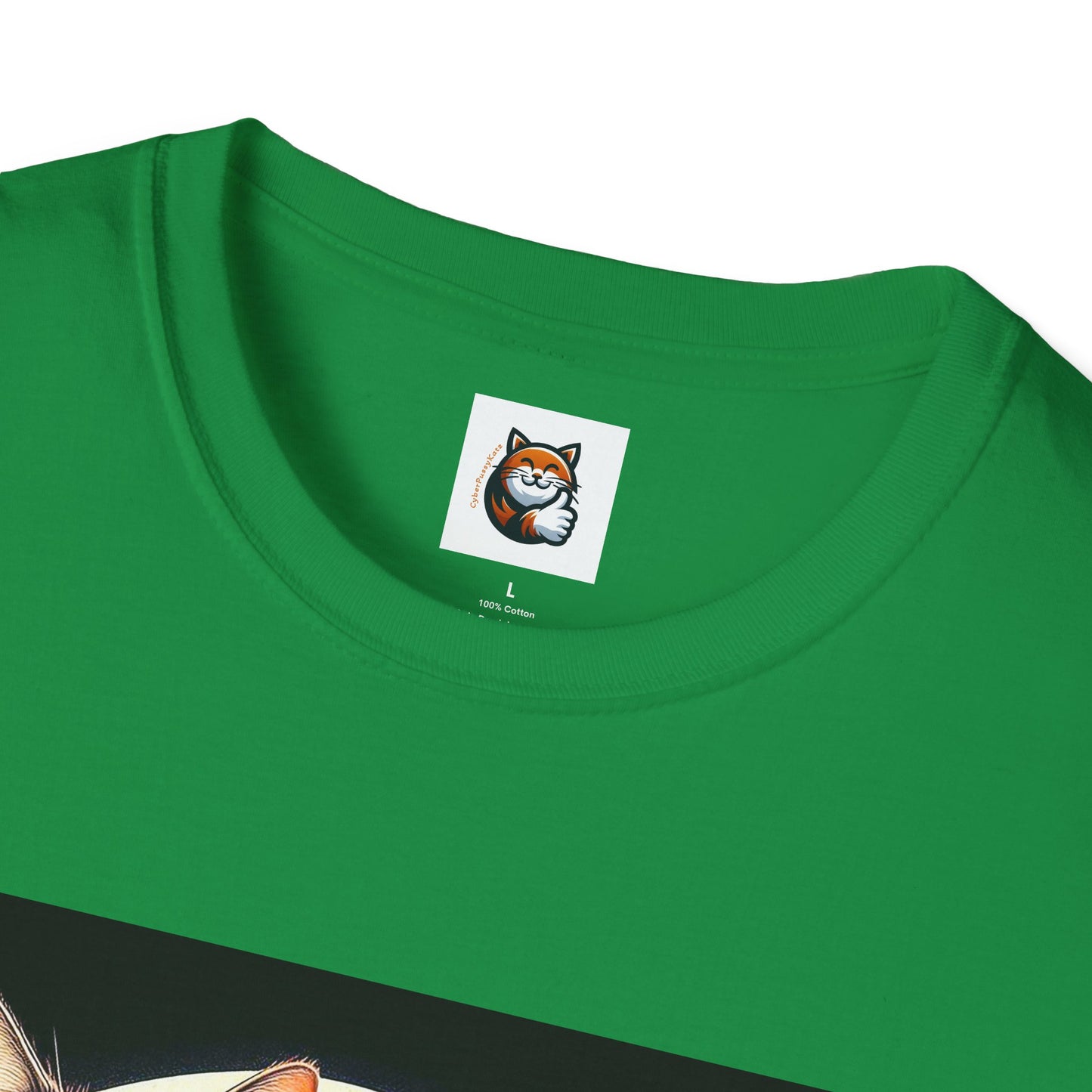 Wacky Domestic Cat Unisex Softstyle T-Shirt