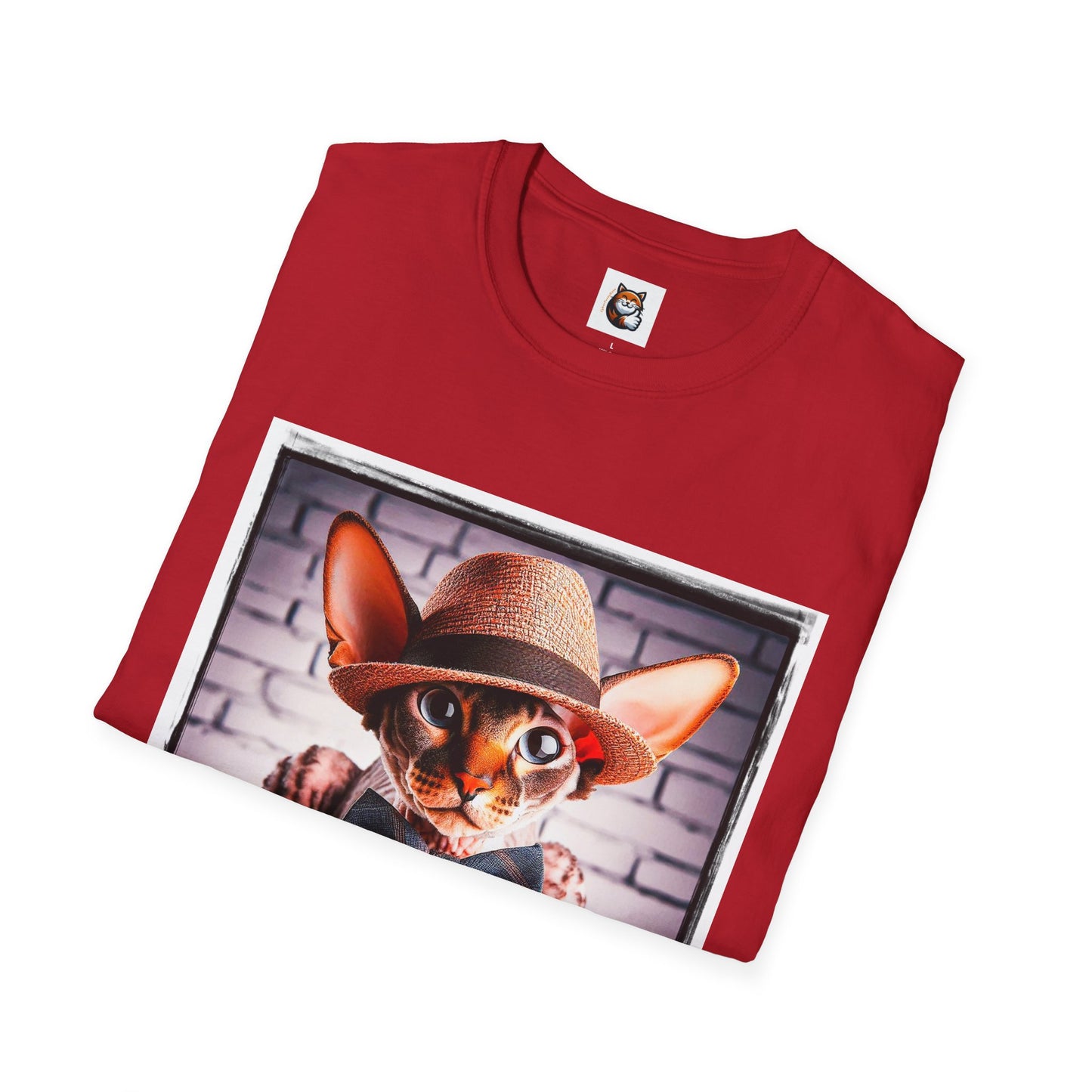 Cornish Rex Cat bow tie and hat T-Shirt