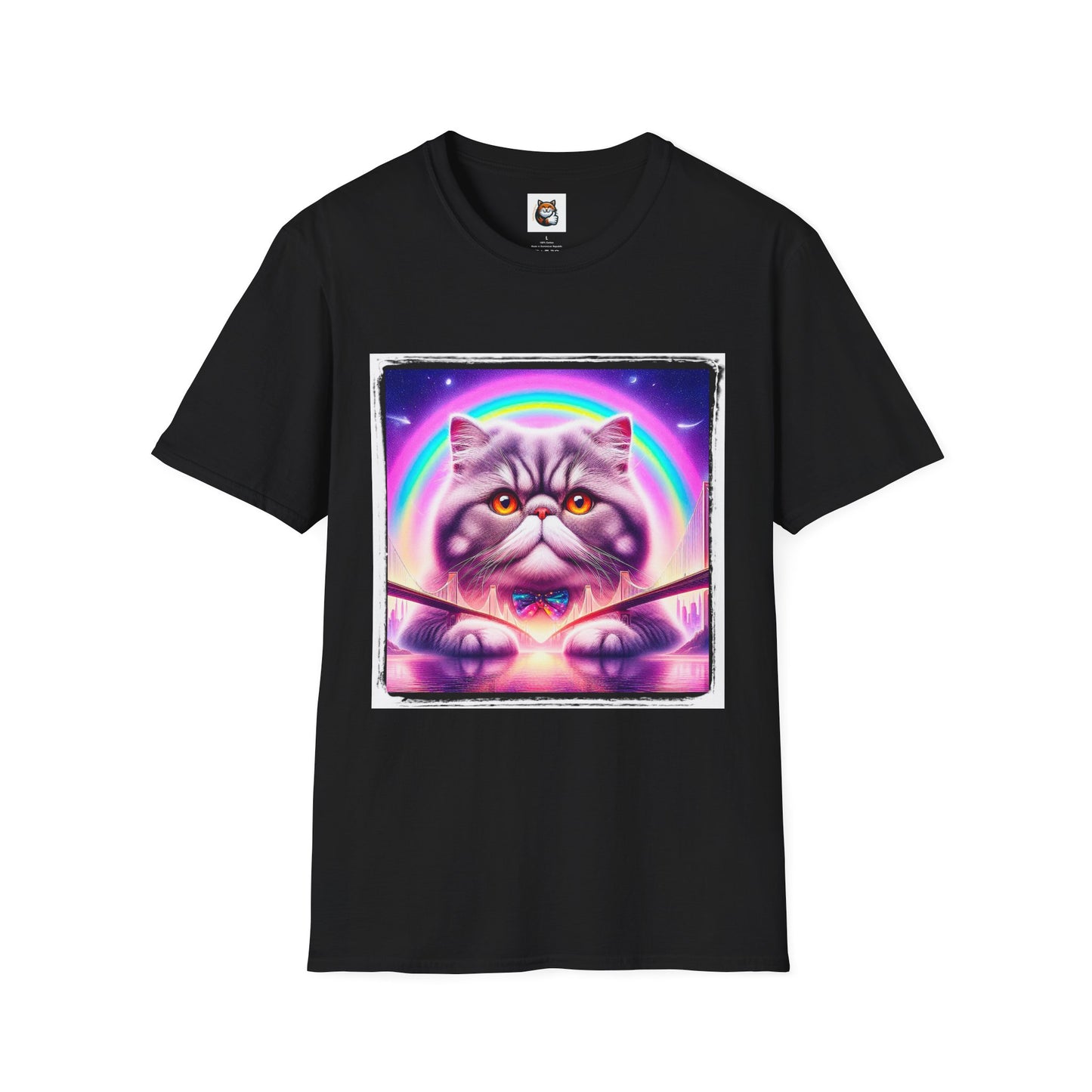 Exotic Shorthair Cat Unisex Softstyle T-Shirt