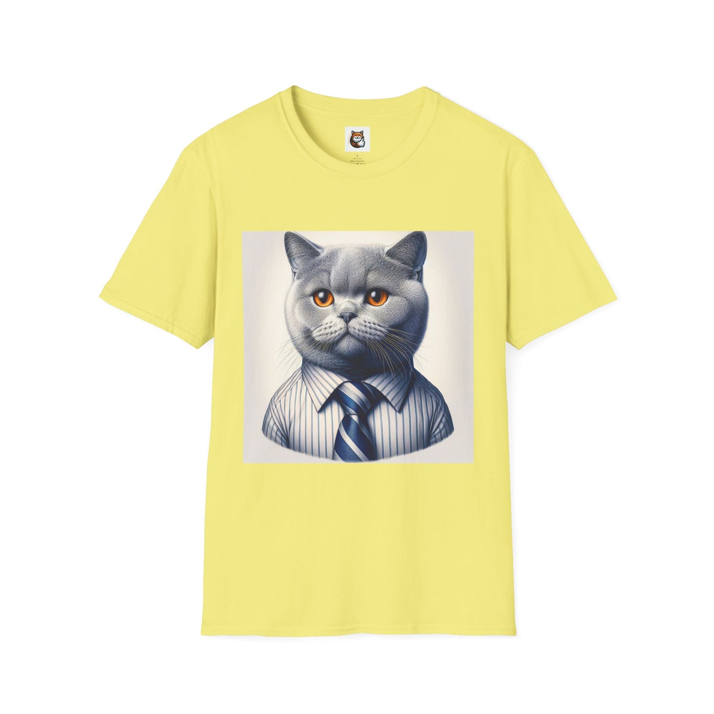 British Shorthair business professionals Softstyle T-Shirt