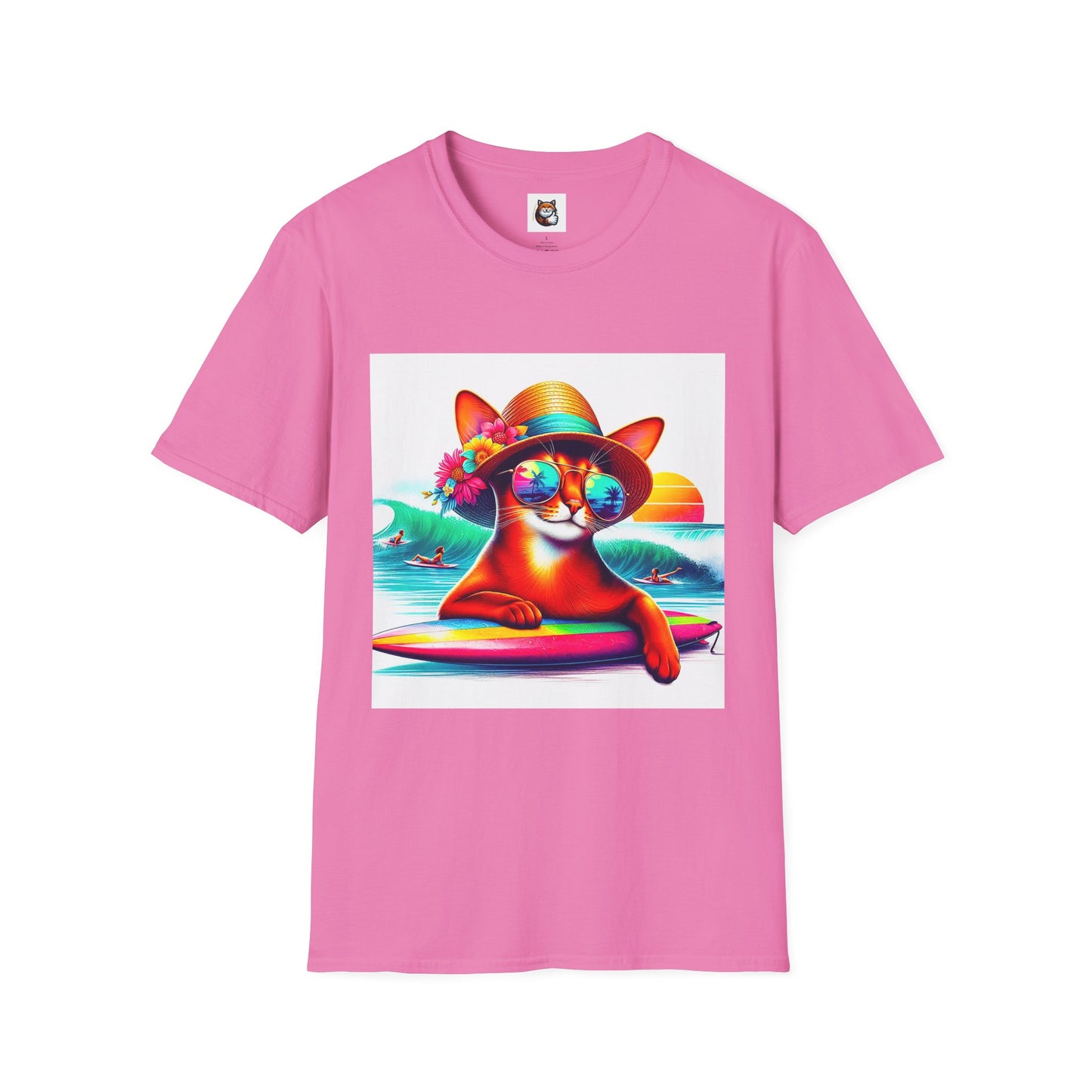 Abyssinian surfer Softstyle T-Shirt
