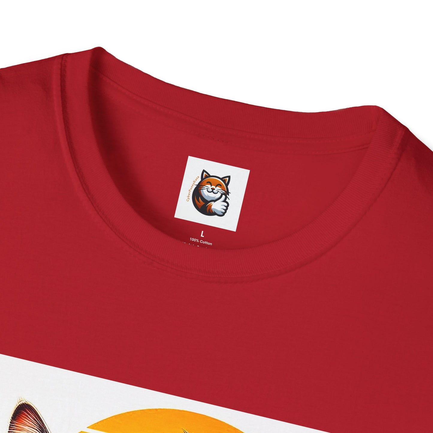British Shorthair surfing Softstyle T-Shirt