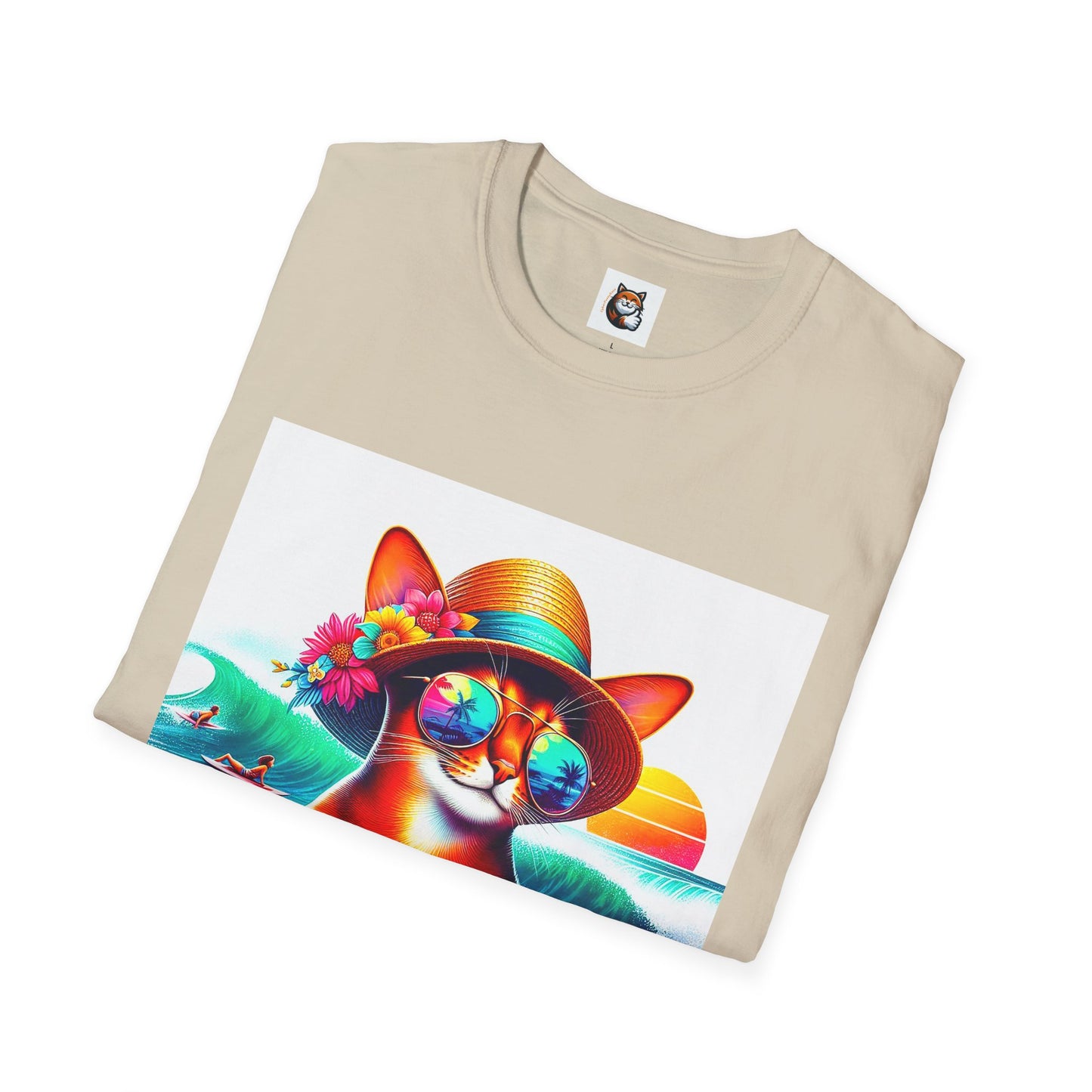 Abyssinian surfer Softstyle T-Shirt