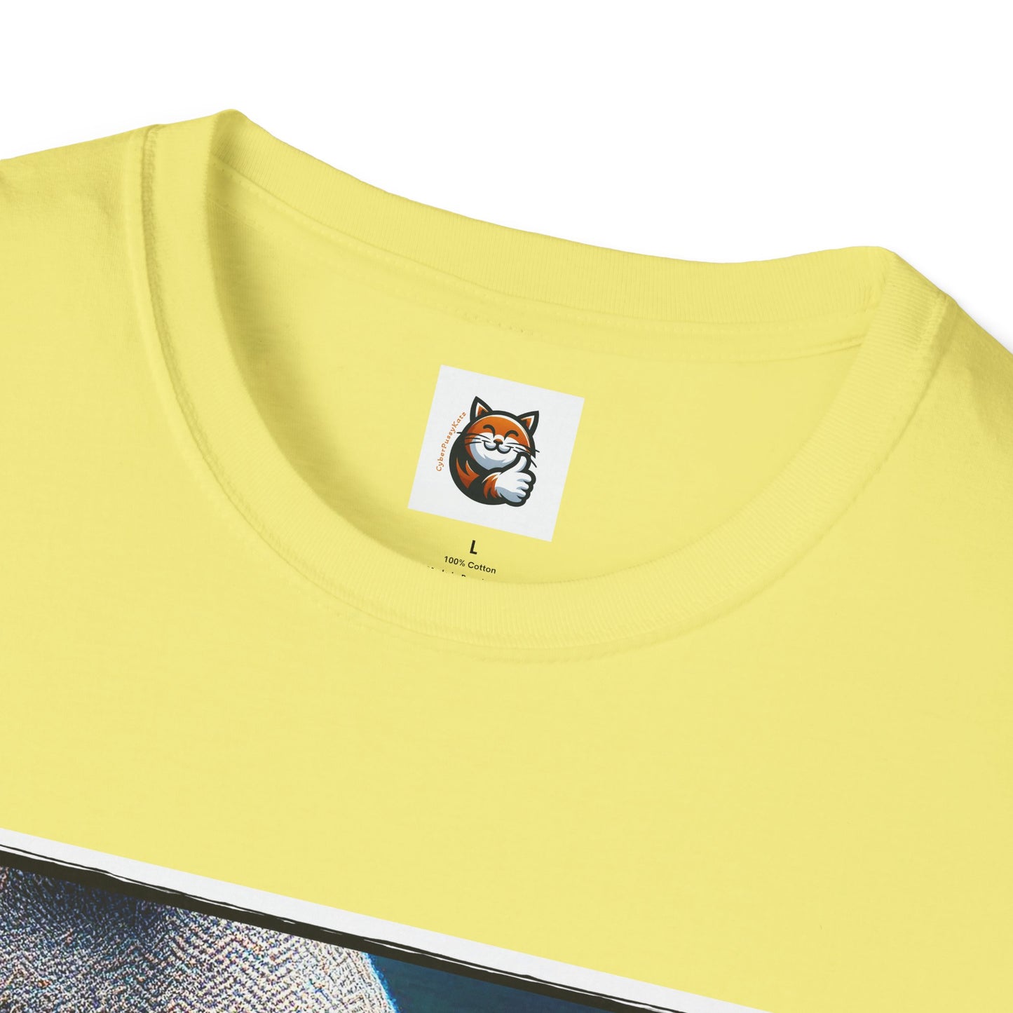 Devon Rex Cat smoking Softstyle T-Shirt