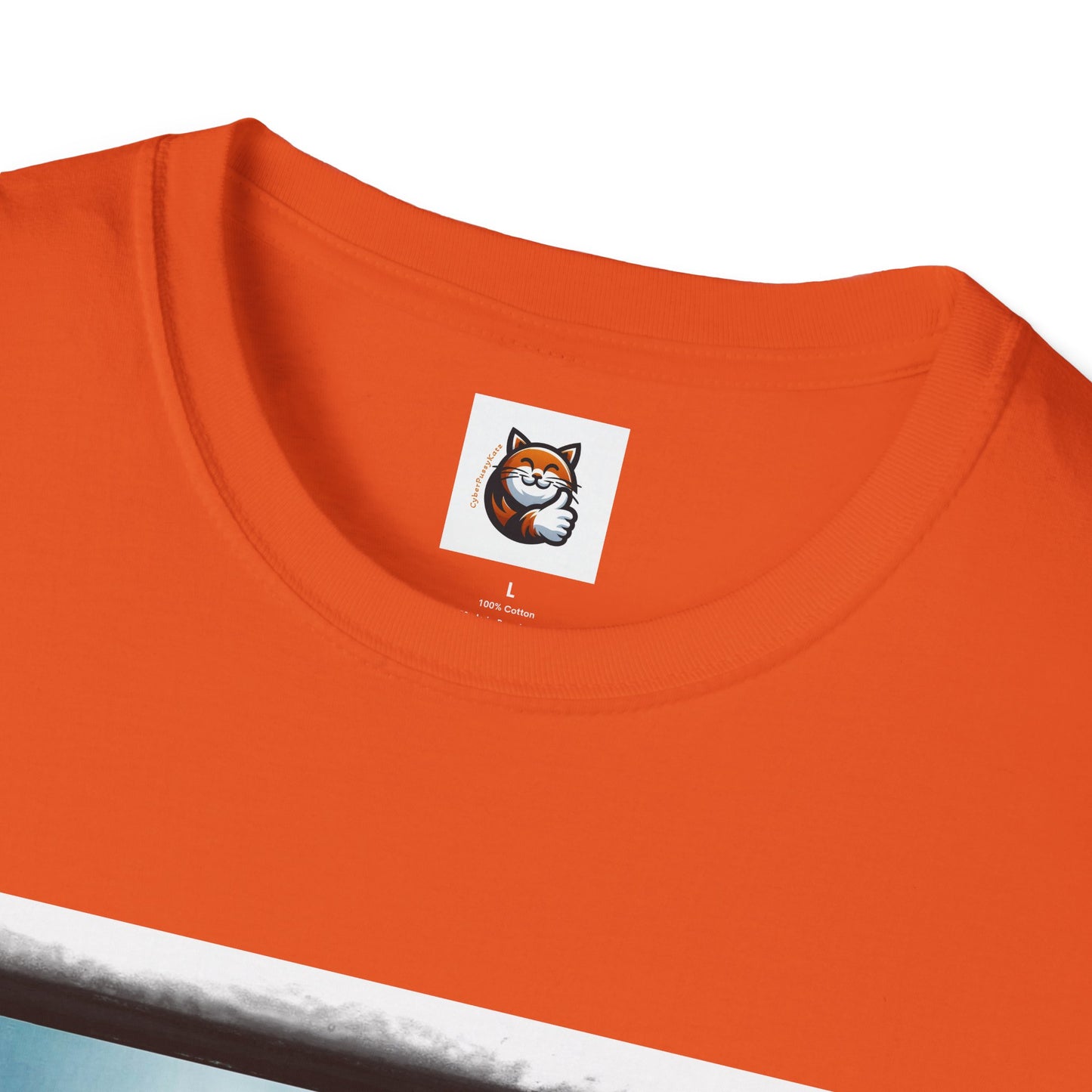 Cornish Rex Cat hat and bow tie Softstyle T-Shirt