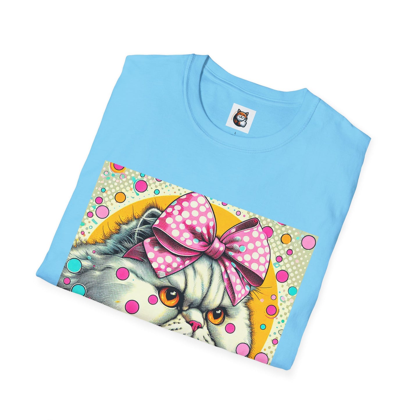Selkirk Rex Cat T-Shirt angry princess