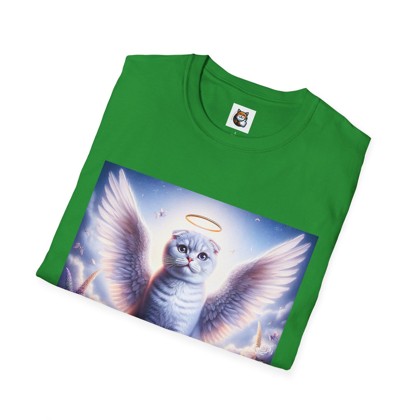 Scottish Fold Cat heavenly Angel T-Shirt